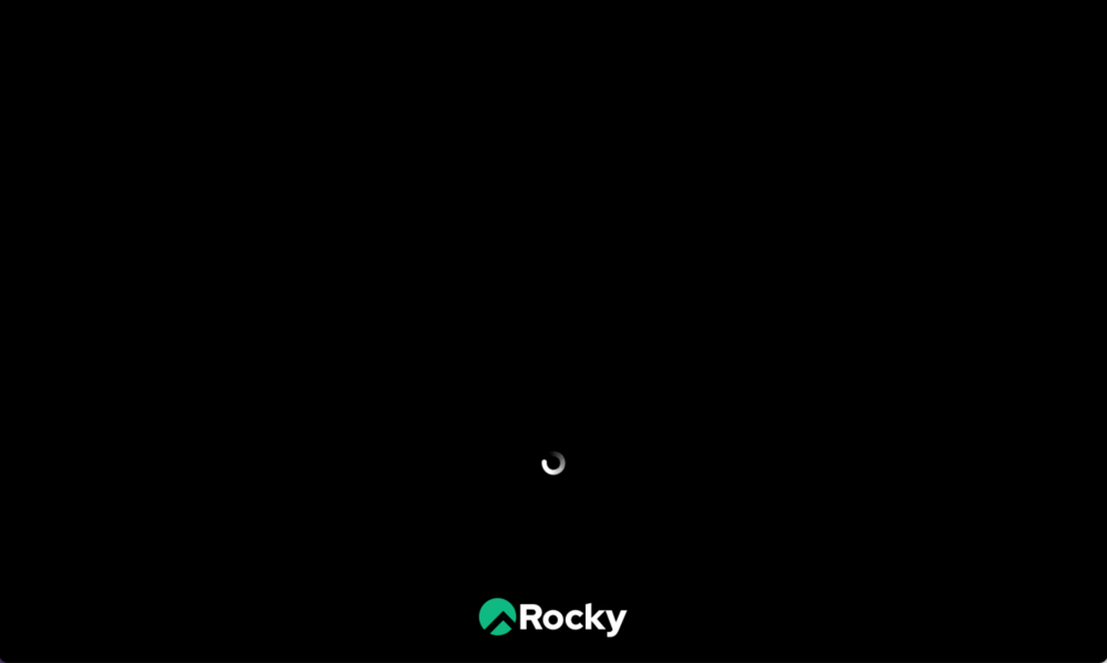 Starting the Rocky Linux GUI
