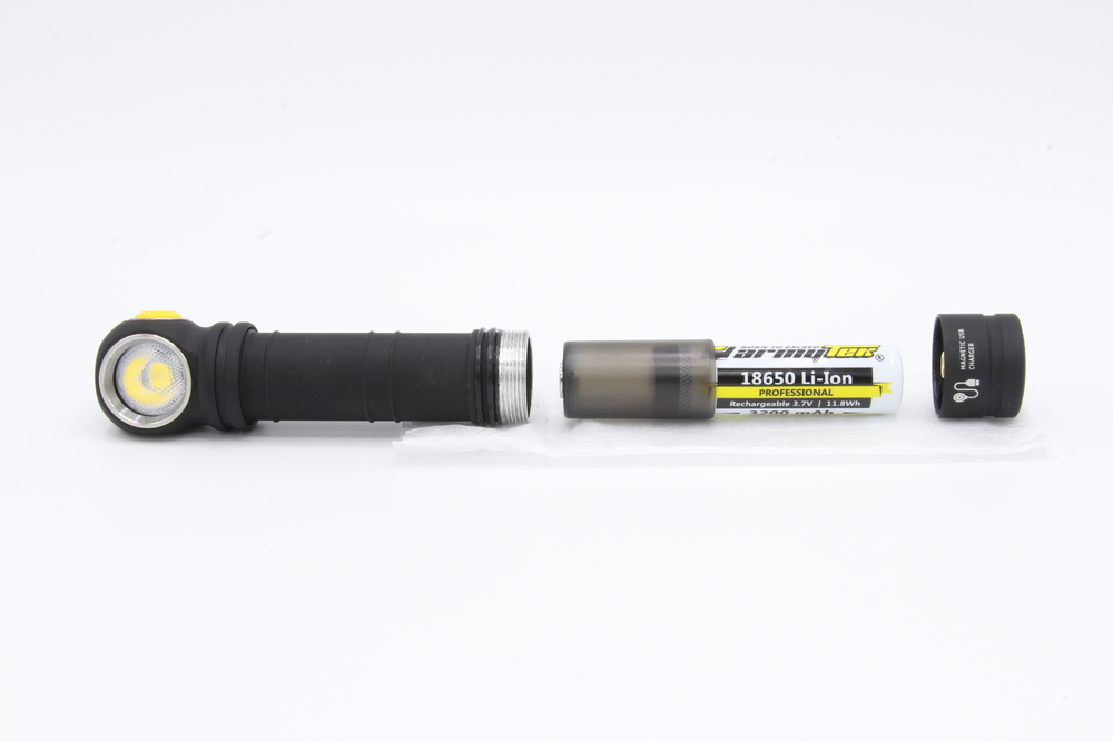 Armytek Wizard C2 PRO MAX with one 18650 adapter