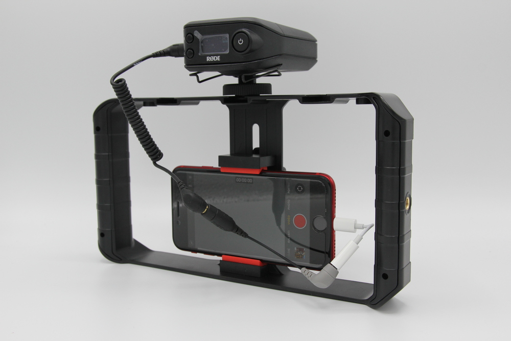 Ulanzi U-Rig Pro for iPhone interviews and RØDE 